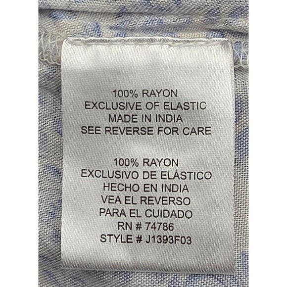 Women's - Patrons of Peace Blue Paisley Swing Dress, Size Small - Picture 6 of 8